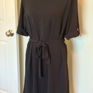 Worthington Black Sheath Dress with Dolman Sleeves